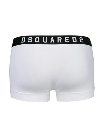 Shop Dsquared2 Icon Boxers In White