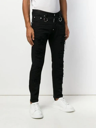DSQUARED2 SKATER牛仔裤 - 黑色