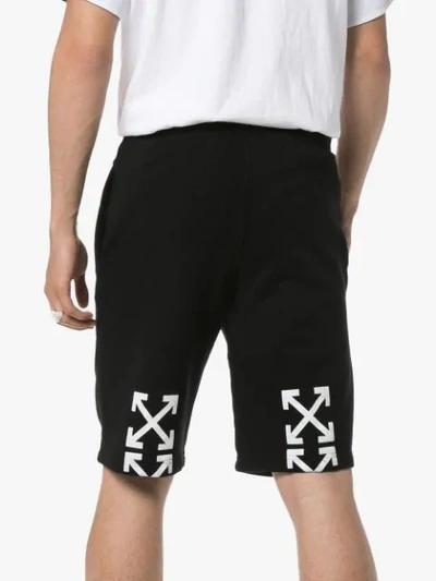 Shop Off-white Printed Shorts - Black