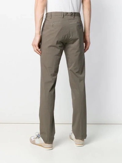 Shop Lardini Chino Torusers In Brown