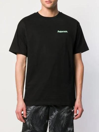 Shop Paterson Geometric Printed T-shirt In Black