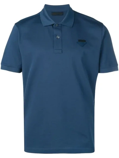 Prada polo shirt clearance blue