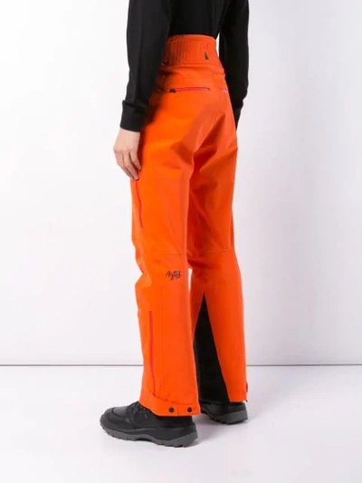 Shop Aztech Mountain Team Aztech Ski Trousers In Orange