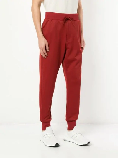 Shop Y-3 Classic Track Trousers In Red