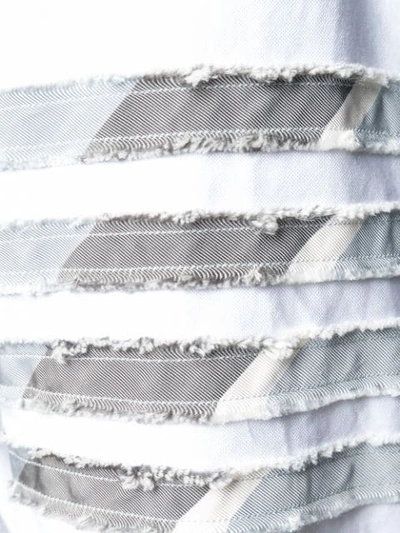 Shop Thom Browne Oxford-hemd Mit Streifen In White