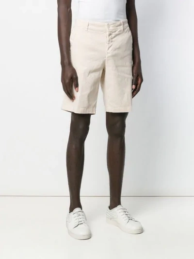 Shop Barena Venezia Mid-rise Deck Shorts In Neutrals