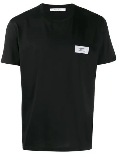 GIVENCHY ATELIER PATCH T-SHIRT - 黑色