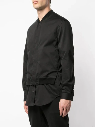 Shop 3.1 Phillip Lim / フィリップ リム Bomber Shirt Jacket In Black