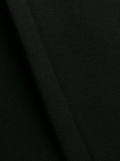 Shop Maison Margiela Single Breasted Overcoat In 900 Black