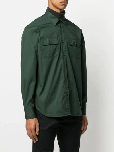 Shop Alessandro Gherardi Classic Shirt In Green