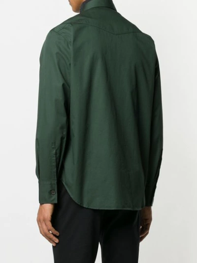 Shop Alessandro Gherardi Classic Shirt In Green