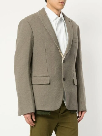 Haider Ackermann Single-breasted Blazer In Neutrals