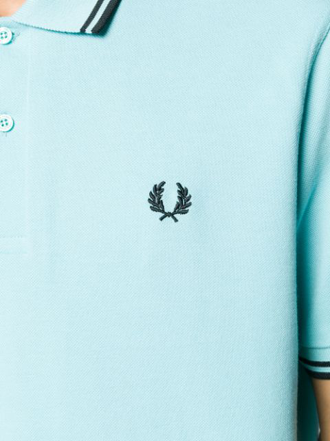 Fred Perry X Art Comes First Klassisches Poloshirt - Blau In Blue ...
