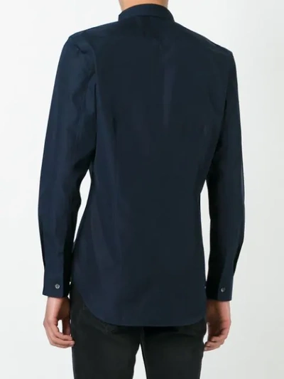 Shop Comme Des Garçons Shirt Plain Shirt In Blue
