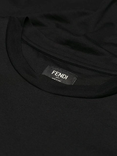 Shop Fendi Embellished Bag Bugs T In Black