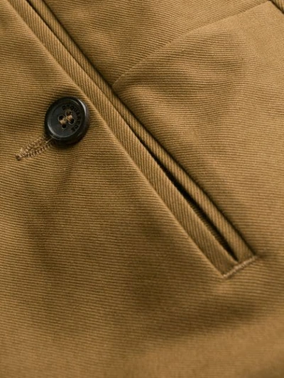Shop Dsquared2 Slim Tailored Trousers - Neutrals