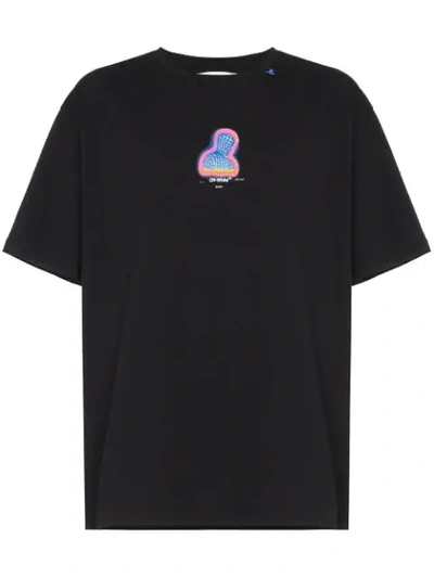 Shop Off-white Thermo Man Print T-shirt In Black
