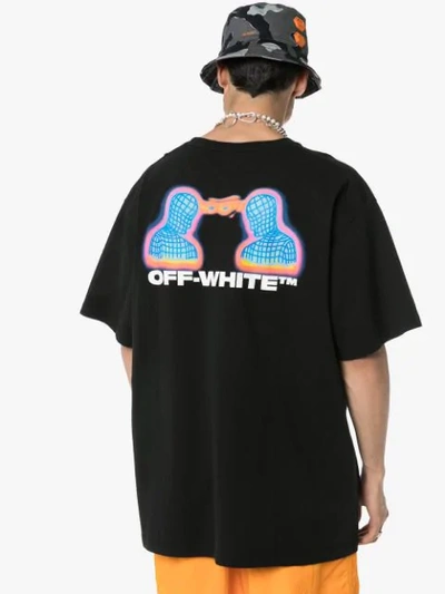 Shop Off-white Thermo Man Print T-shirt In Black