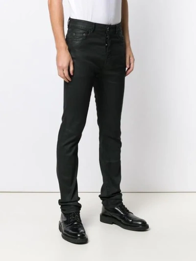 Shop Rick Owens Drkshdw Skinny-hose In Black