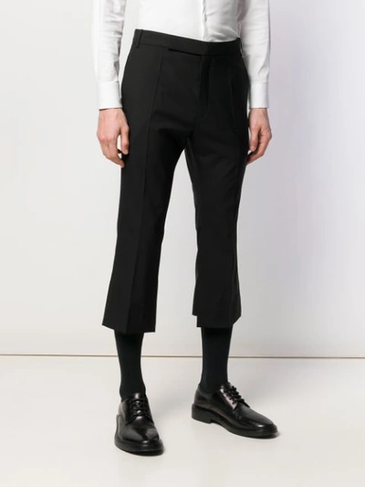 Shop Namacheko Cropped Tailored Trousers In Black