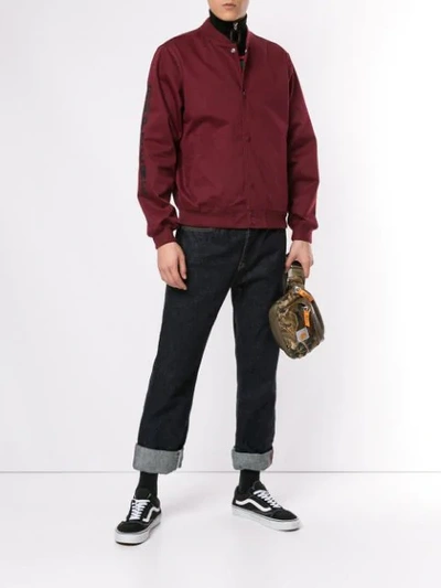 Anti Hero Bomber Jacket In Red