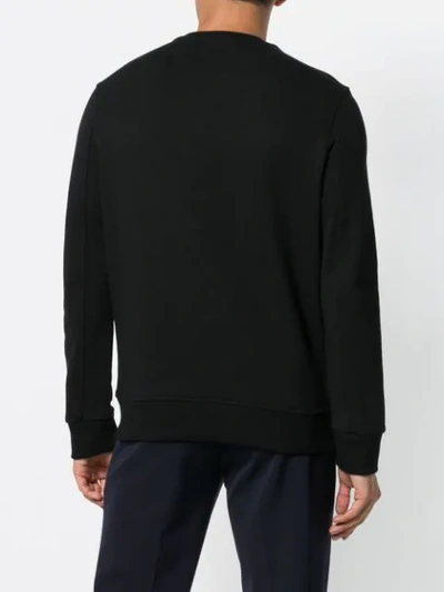 Shop Neil Barrett Printed Sweatshirt In Black