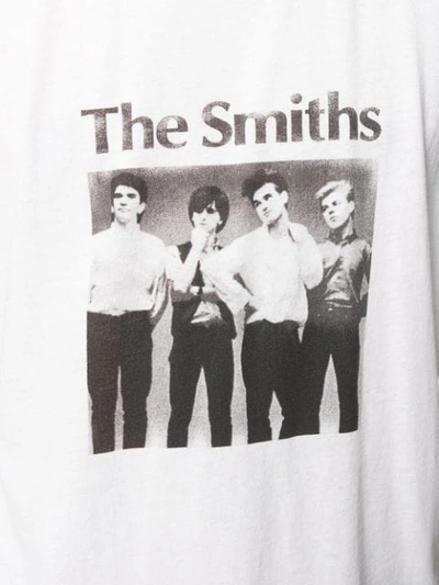 Shop Saint Laurent The Smiths Graphic Print T-shirt In White