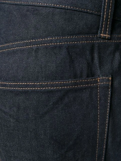 Shop Helmut Lang Long Jeans In Blue