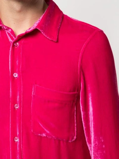 Shop Sies Marjan Sander Corduroy Shirt In Pink