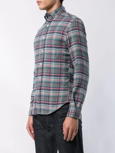 Shop Gitman Vintage Candy Flannel Shirt - Green