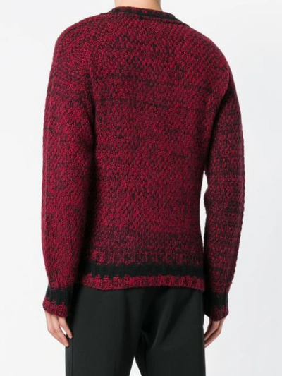 Shop Mp Massimo Piombo V-neck Sweater - Red