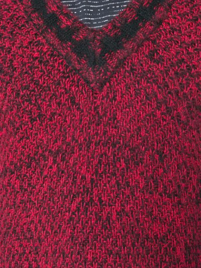 Shop Mp Massimo Piombo V-neck Sweater - Red