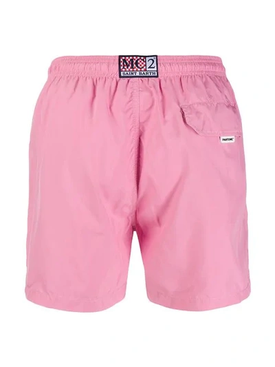MC2 SAINT BARTH PANTONE 21印花泳裤 - 粉色