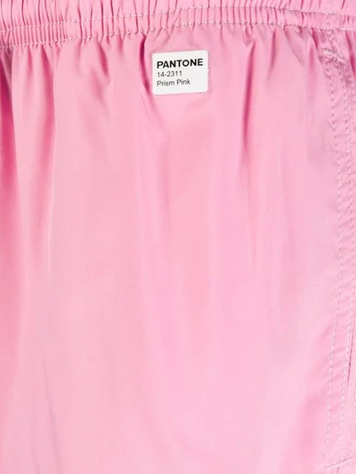MC2 SAINT BARTH PANTONE 21印花泳裤 - 粉色