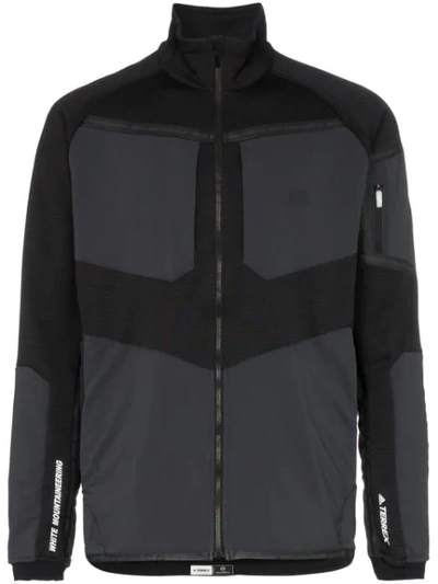 Shop Adidas X White Mountaineering Stockhorn Panelled Sports Jacket In Black