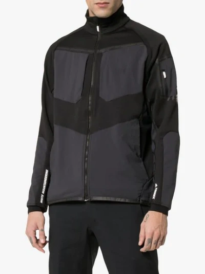 Shop Adidas X White Mountaineering Stockhorn Panelled Sports Jacket In Black