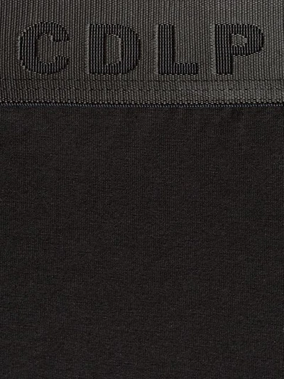 Shop Cdlp Logo Boxer Trunks In Black