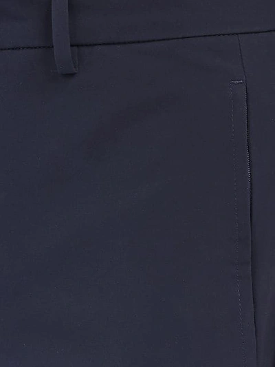 Shop Prada Light Stretch Technical Fabric Trousers In Blue