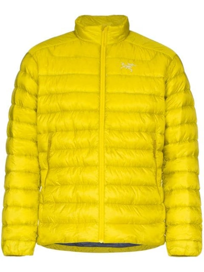 Shop Arc'teryx Cerium Padded Jacket In Green