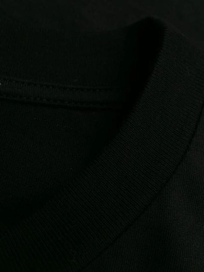 Shop Moschino Slogan Print T-shirt In Black