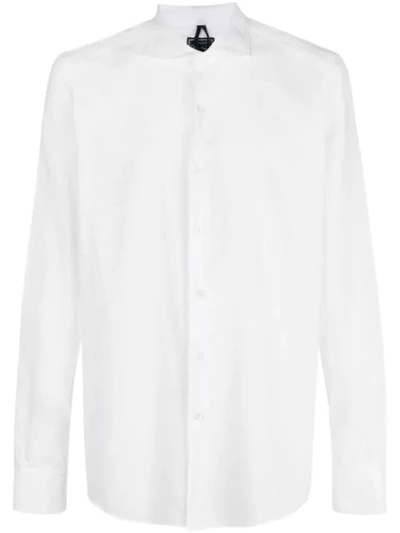 Shop Orian Plain Button Down Shirt - White