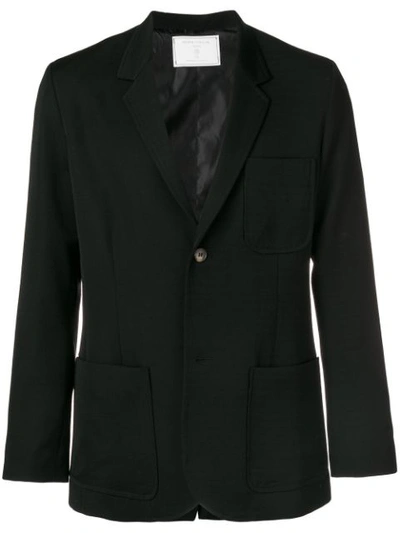 Shop Société Anonyme Button Down Blazer In Black