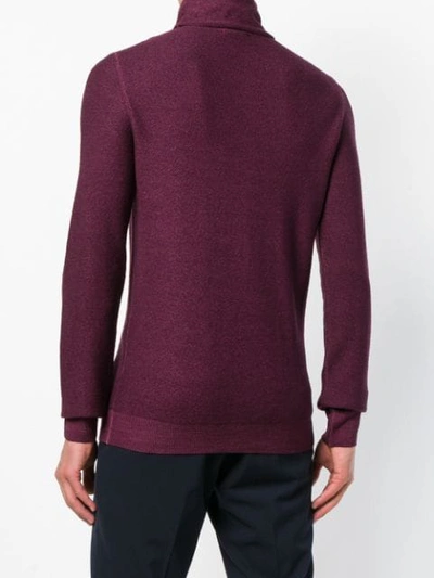 Shop Paolo Pecora Turtleneck Jumper In Red