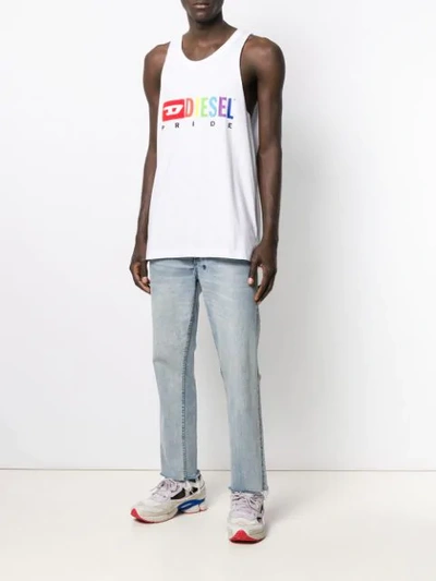 Shop Diesel X Pride Tank Top In White