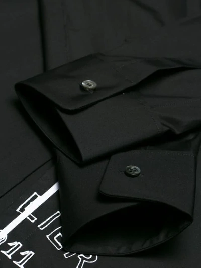 Shop Maison Margiela Atelier Contrast Binding Shirt - Black