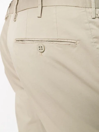 Shop Incotex Classic Chinos In Neutrals