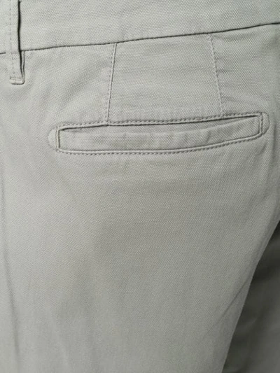 Shop Corneliani Straight Leg Chinos In Grey