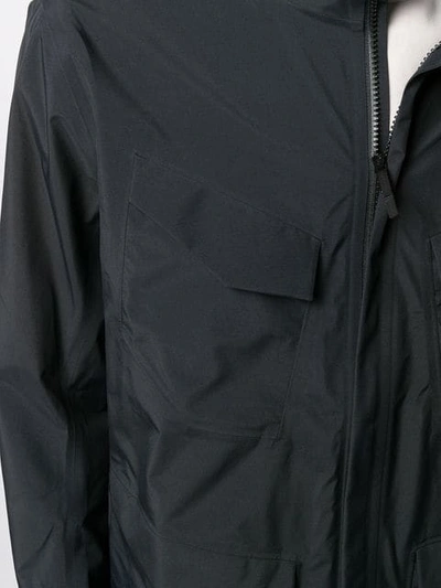 Shop Arc'teryx Veilance Zipped Fitted Jacket - Black
