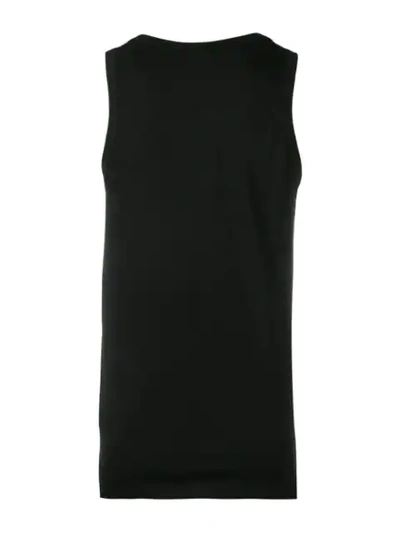 Shop Dolce & Gabbana Fitted Tank Top In N0000 Nero