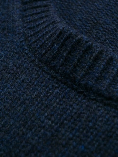 Shop Apc Knitted Sweatshirt In Blue